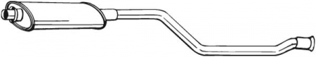 Piese Auto - Toba esapament mijloc CITROEN XSARA; PEUGEOT 306 1.4-1.8 intre 1996-2005