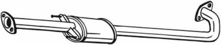 Toba esapament mijloc cu catalizator HYUNDAI ELANTRA, I30 1.4/1.6 intre 2006-2012 [1]