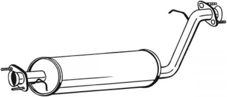 Toba esapament mijloc LAND ROVER RANGE ROVER II 2.5D intre 1994-2002 [1]