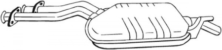 Piese Auto - Toba esapament mijloc MERCEDES COUPE (C124) 3.0 intre 1987-1993