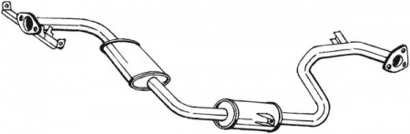 Toba esapament mijloc MITSUBISHI SPACE RUNNER 1.8/2.0D intre 1991-1999 [1]