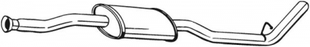 Toba esapament mijloc NISSAN KUBISTAR; RENAULT KANGOO, KANGOO EXPRESS 1.2/1.6 dupa 2001 [1]