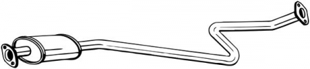 Piese Auto - Toba esapament mijloc NISSAN MICRA II 1.0/1.4 intre 2000-2003