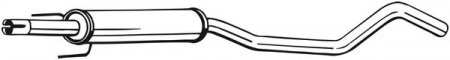 Piese Auto - Toba esapament mijloc OPEL CORSA C, TIGRA 1.2/1.4 intre 2000-2012