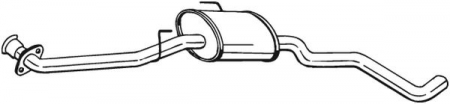 Toba esapament mijloc OPEL OMEGA B 2.5-3.2 intre 1994-2003 [1]