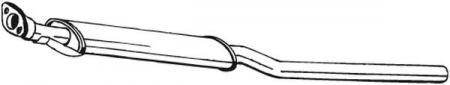 Piese Auto - Toba esapament mijloc TOYOTA AVENSIS 1.6/1.8/2.0 intre 1997-2000