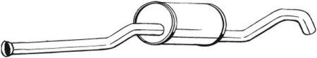 Piese Auto - Toba esapament mijloc VOLVO 960, 960 II, S90, V90 2.5/2.9 intre 1990-1998