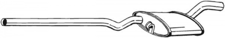Piese Auto - Toba esapament mijloc VW GOLF II 1.8 intre 1988-1991