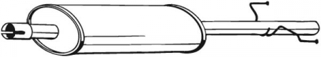 Toba esapament mijloc VW LT 28-35 II, LT 28-46 II 2.5D/2.8D intre 1996-2006 [1]