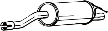 Piese Auto - Toba finala esapament potrivit DACIA DUSTER, DUSTER/SUV 1.6/1.6ALK/1.6LPG 04.10-