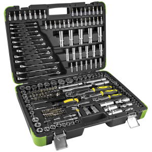 Trusă tubulare hexagonale cromate 216 piese [1]