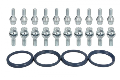 Accesorii montaj - Trusa montaj janta aliaj (A 72x58,1; BV M 12x1,25x28,5 K17; 1 kit / 4 roti - B/N cantitate 16)