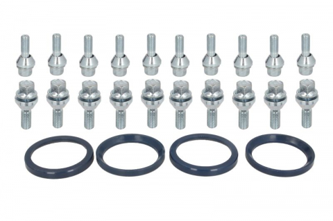 Accesorii montaj - Trusa montaj janta aliaj (A 72x58,1; BV M 12x1,25x28,5 K17; 1 kit / 4 roti - B/N cantitate 20)