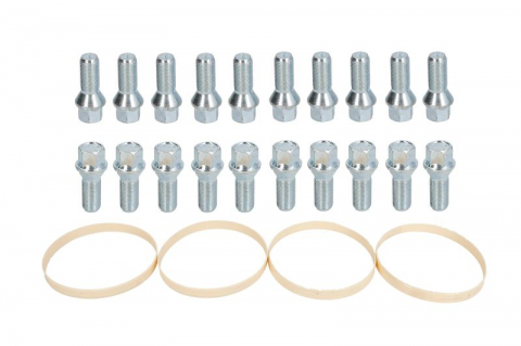 Accesorii montaj - Trusa montaj janta aliaj (BMX 76-74,1; B M14x1,25x27 K17; 1 kit / 4 roti - B/N cantitate 20)