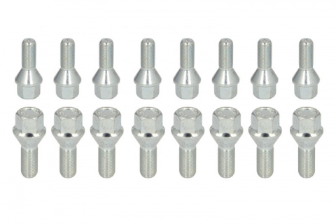 Accesorii montaj - Trusa montaj janta aliaj (BOLT-KIT; B M12x1,25x24 K17; 1 kit / 4 roti - B/N cantitate 16)