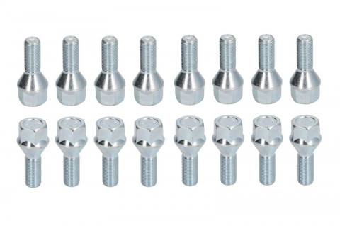 Accesorii montaj - Trusa montaj janta aliaj (BOLT-KIT; B M12x1,25x27 K19; 1 kit / 4 roti - B/N cantitate 16)