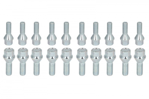 Accesorii montaj - Trusa montaj janta aliaj (BOLT-KIT; B M12x1,25x28 K17; 1 kit / 4 roti - B/N cantitate 16)