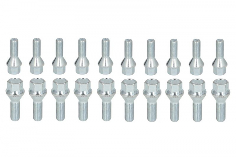 Accesorii montaj - Trusa montaj janta aliaj (BOLT-KIT; B M12x1,25x28 K17; 1 kit / 4 roti - B/N cantitate 20)
