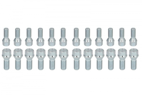 Accesorii montaj - Trusa montaj janta aliaj (BOLT-KIT; B M14x1,5x28 K19; 1 kit / 4 roti - B/N cantitate 24)
