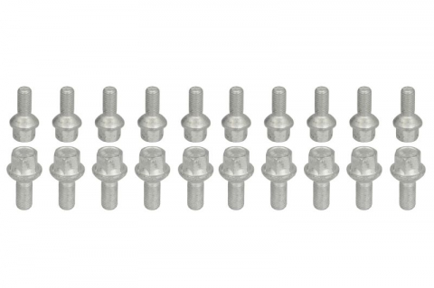 Accesorii montaj - Trusa montaj janta aliaj (BOLT-KIT; B SPHERICAL M12x1,5x24 R14 K17 S17A24R14-320B; 1 kit / 4 roti - B/N cantitate 20)