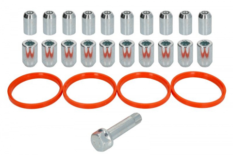 Accesorii montaj - Trusa montaj janta aliaj (D 72x63,4; N STAR M12x1,5 + STAR TOOL K19; 1 kit / 4 roti - B/N cantitate 20)