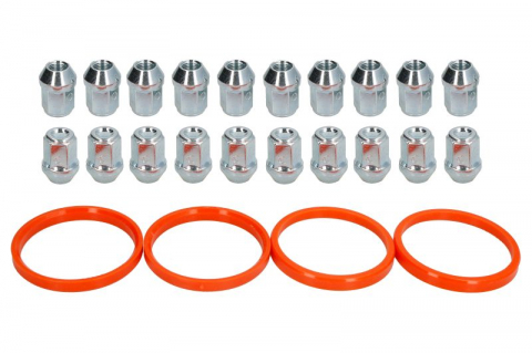 Accesorii montaj - Trusa montaj janta aliaj (DD 76x63,4; N 1/2 UNF K19 CLOSED "D10"; 1 kit / 4 roti - B/N cantitate 20)