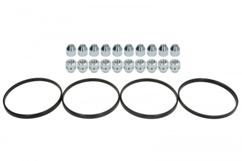 Accesorii montaj - Trusa montaj janta aliaj (DO 112x106,1; N M12x1,5 K21 OPEN; 1 kit / 4 roti - B/N cantitate 24)