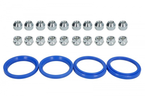 Accesorii montaj - Trusa montaj janta aliaj (EX 72x57,1; N M12x1,5 K19 OPEN; 1 kit / 4 roti - B/N cantitate 20)
