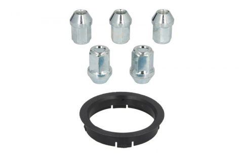 Accesorii montaj - Trusa montaj janta aliaj (FZ03 63.3-56.1; N D2 60° con M12x1,25; 1 kit / 1 roata - 5 orificii)