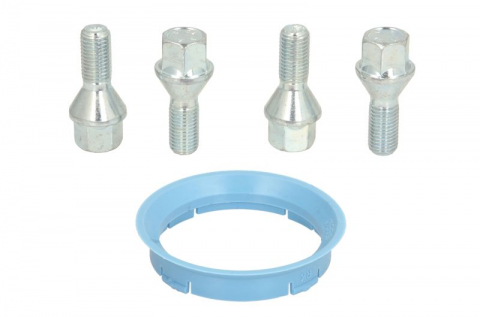 Accesorii montaj - Trusa montaj janta aliaj (FZ04 63.3-56.6; B B12 60° con M12x1,5 L26; 1 kit / 1 roata - 4 orificii)