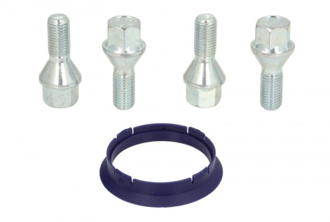 Trusa montaj janta aliaj (FZ06 63.3-58.1; B B14 60° con M12x1,25 L28; 1 kit / 1 roata - 4 orificii) [1]