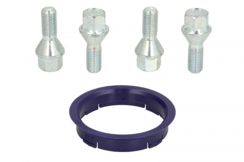 Accesorii montaj - Trusa montaj janta aliaj (FZ06 63.3-58.1; B C19B26 60° con M12x1,25 L26; 1 kit / 1 roata - 4 orificii)