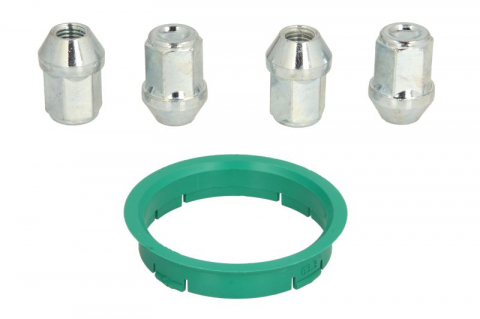 Accesorii montaj - Trusa montaj janta aliaj (FZ08 63.3-59.1; N D2 60° con M12x1,25; 1 kit / 1 roata - 4 orificii)