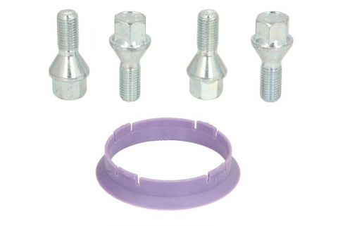 Trusa montaj janta aliaj (FZ10 63.3-60.1; B B27 60° con M12x1,5 L24; 1 kit / 1 roata - 4 orificii) [1]