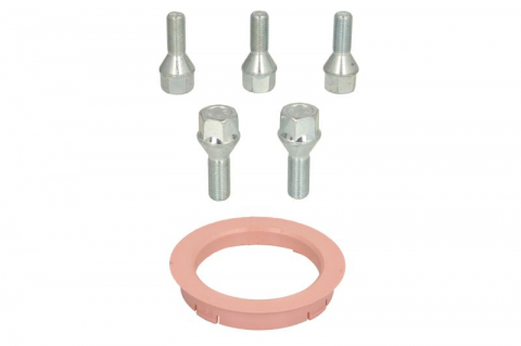 Accesorii montaj - Trusa montaj janta aliaj (FZ20 74.1-60.1; B B12 60° con M12x1,5 L26; 1 kit / 1 roata - 5 orificii)
