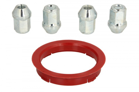 Accesorii montaj - Trusa montaj janta aliaj (FZ22 74.1-64.1; N D6 60° con M12x1,5; 1 kit / 1 roata - 4 orificii)