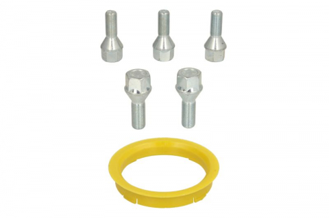 Accesorii montaj - Trusa montaj janta aliaj (FZ23 74.1-65.1; B B13 60° con M14x1,5 L28; 1 kit / 1 roata - 5 orificii)