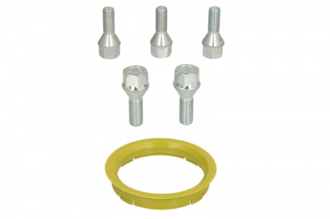 Accesorii montaj - Trusa montaj janta aliaj (FZ24 74.1-66.1; B B27 60° con M12x1,5 L24; 1 kit / 1 roata - 5 orificii)