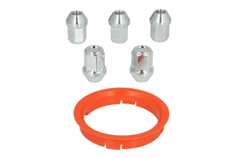 Accesorii montaj - Trusa montaj janta aliaj (FZ25 74.1-66.6; N D6 60° con M12x1,5; 1 kit / 1 roata - 5 orificii)