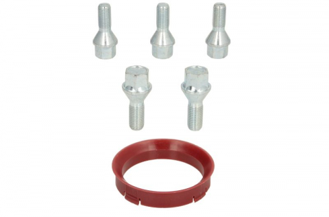 Accesorii montaj - Trusa montaj janta aliaj (FZ83 66.45-57.1; B B42 60° con M14x1,5 L33; 1 kit / 1 roata - 5 orificii)