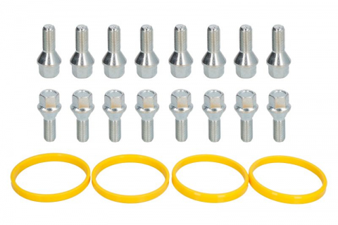 Accesorii montaj - Trusa montaj janta aliaj (G 72x65,1; B M12x1,25x24 K17; 1 kit / 4 roti - B/N cantitate 16)