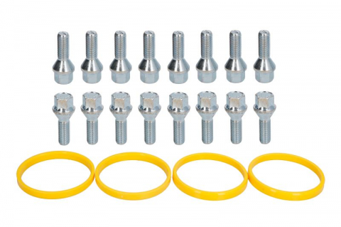 Accesorii montaj - Trusa montaj janta aliaj (G 72x65,1; B M12x1,25x28 K17; 1 kit / 4 roti - B/N cantitate 16)