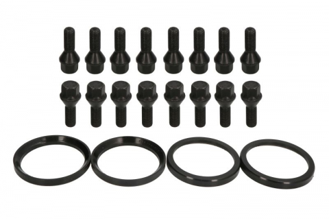 Anvelope si Jante - Trusa montaj janta aliaj (H 72x60,1; negru B M12x1,5x27 K17; 1 kit / 4 roti - B/N cantitate 16)