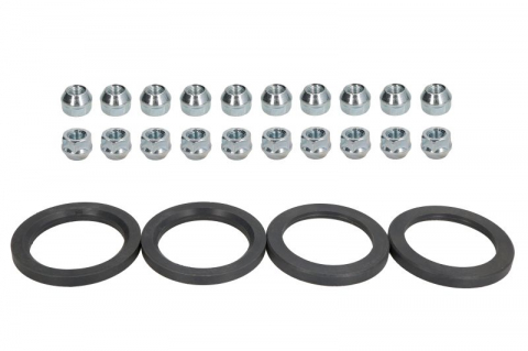 Accesorii montaj - Trusa montaj janta aliaj (IX 76x56,1; N M12x1,25 K19 OPEN; 1 kit / 4 roti - B/N cantitate 20)