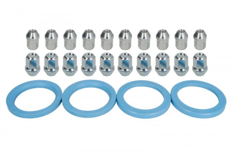 Anvelope si Jante - Trusa montaj janta aliaj (J 76x56,6; N M12x1,5 K19 CLOSED; 1 kit / 4 roti - B/N cantitate 20)