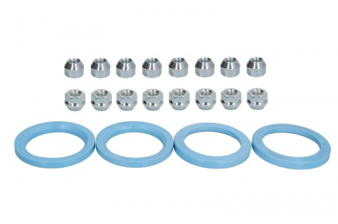 Accesorii montaj - Trusa montaj janta aliaj (J 76x56,6; N M12x1,5 K19 OPEN; 1 kit / 4 roti - B/N cantitate 16)