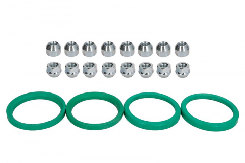 Accesorii montaj - Trusa montaj janta aliaj (L 72x59,1; N M12x1,25 K19 OPEN; 1 kit / 4 roti - B/N cantitate 16)