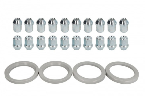 Anvelope si Jante - Trusa montaj janta aliaj (M 72x54,1; N M12x1,5 K19 CLOSED; 1 kit / 4 roti - B/N cantitate 20)