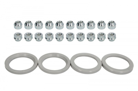 Accesorii montaj - Trusa montaj janta aliaj (M 72x54,1; N M12x1,5 K19 OPEN; 1 kit / 4 roti - B/N cantitate 20)