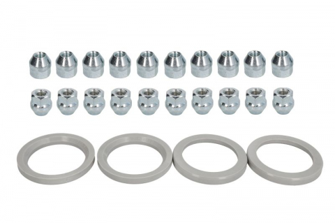 Accesorii montaj - Trusa montaj janta aliaj (M 72x54,1; N M12x1,5 K21 OPEN; 1 kit / 4 roti - B/N cantitate 20)
